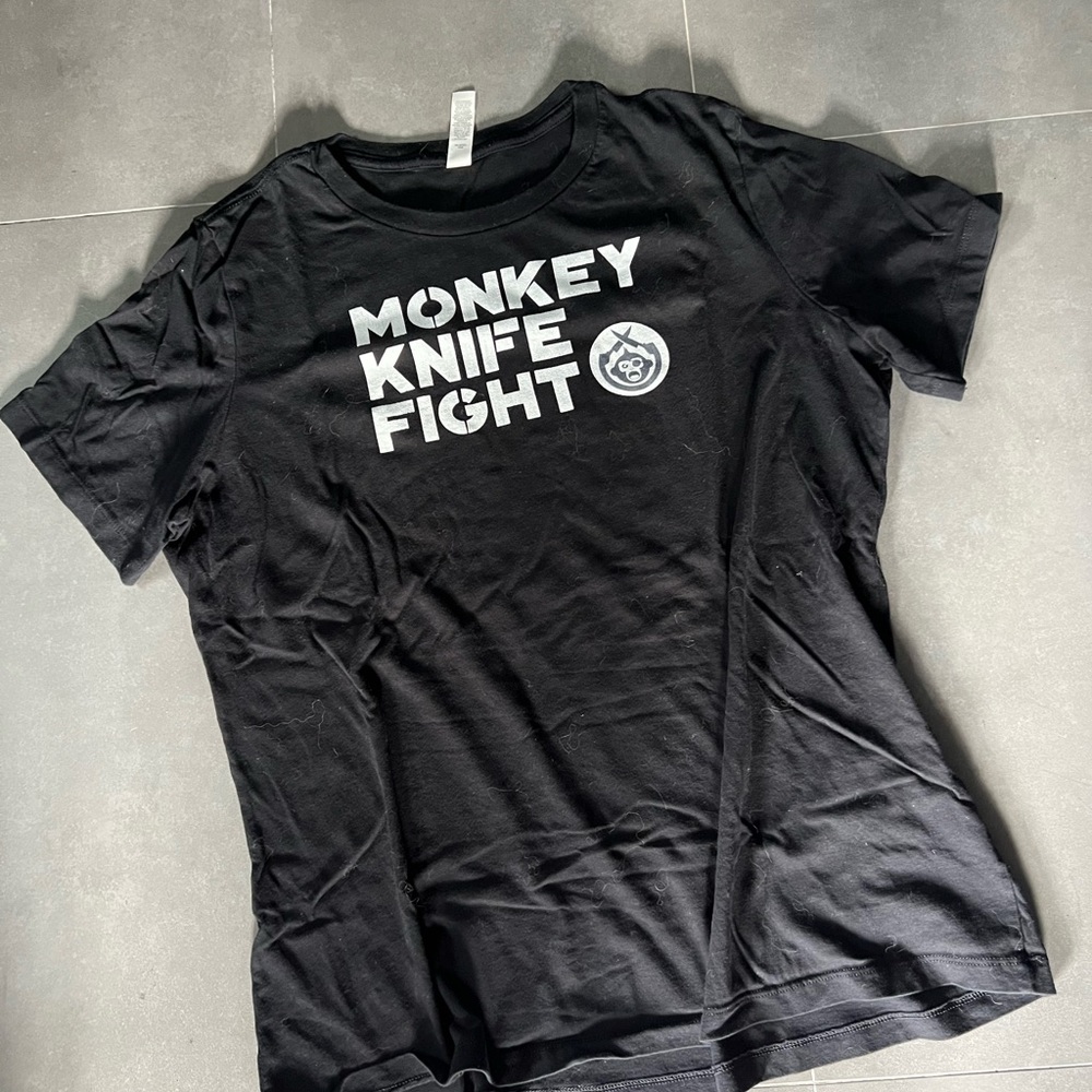 Monkey knife fight shirt
